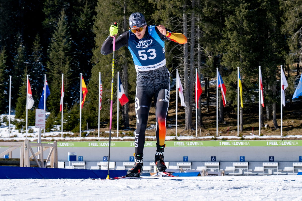 Marco Maier während der Sprint-Verfolgung, Foto: Ralf Kuckuck / DBS