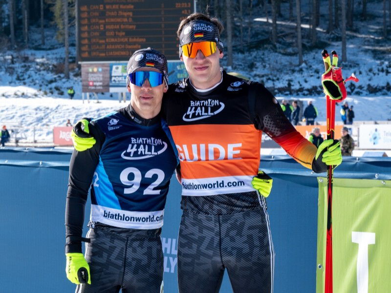 Nico Messinger und Robin Weidner bei den Paralympics 2022 in Peking, Foto: Ralf Kuckuck / DBS