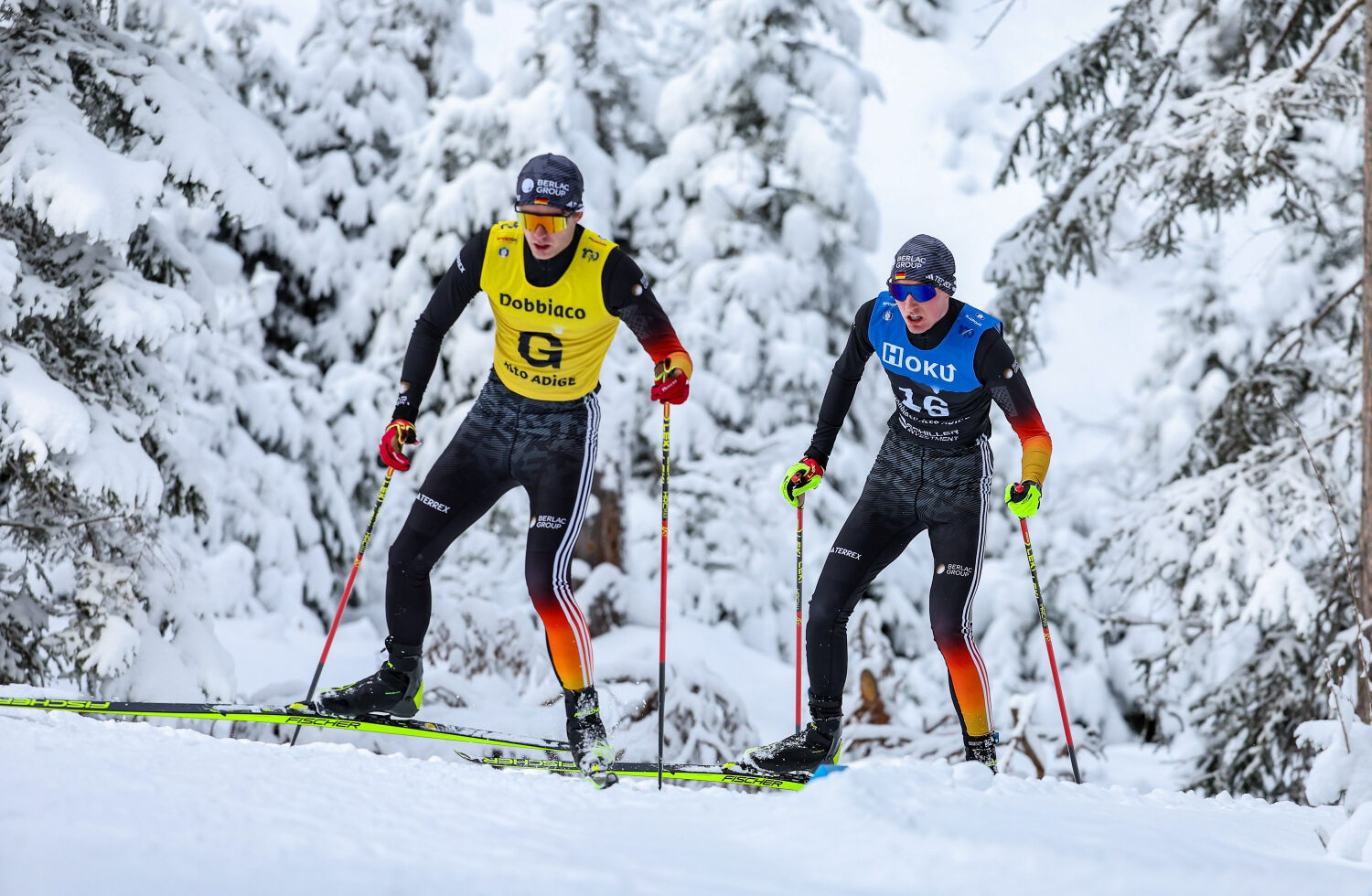 Nils Kolb in Toblach 2025, Foto: Marcus Hartmann / Gate3 Photo Agency