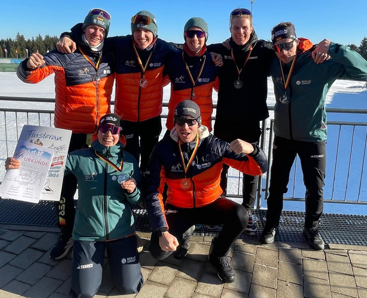 Die Silber-Staffel von Finsterau nach der Siegerehrung