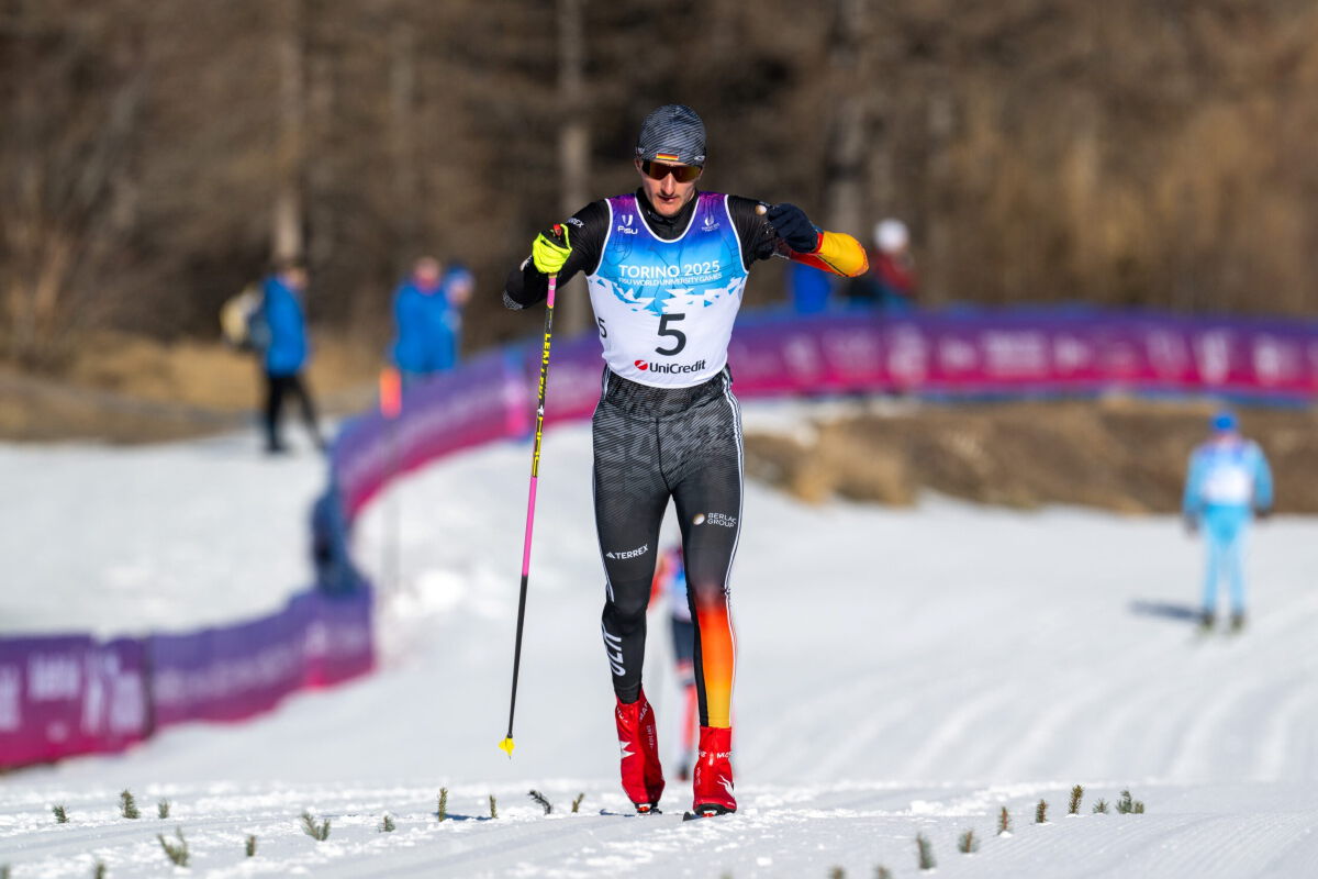 Marco Maier im Klassik-Sprint bei der Universiade, Foto: Mauro Ujetto/FISU