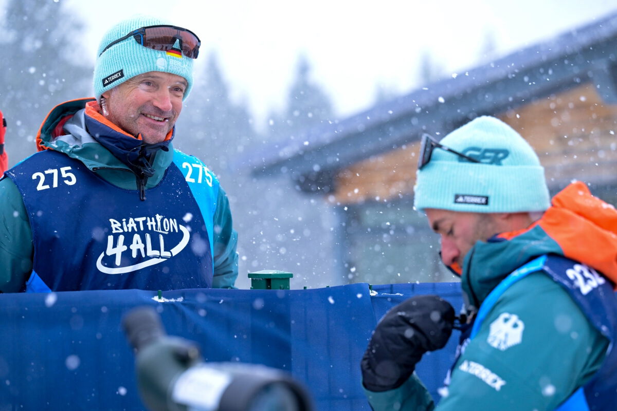 Bundestrainer Ralf Rombach beim Weltcup am Notschrei im Januar 2026, Foto: Ralf Kuckuck / DBS